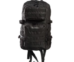 Survivors Σακίδιο Πλάτης 30-40lt Μαύρο Επιχειρησιακό Tactical.