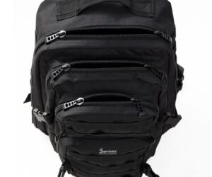 Survivors Σακίδιο Πλάτης 30-40lt Μαύρο Επιχειρησιακό Tactical.