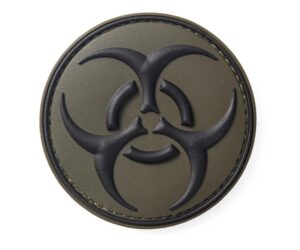 Σήμα Bio - Hazard (Βιολογικός Κίνδυνος) με velcro 3D