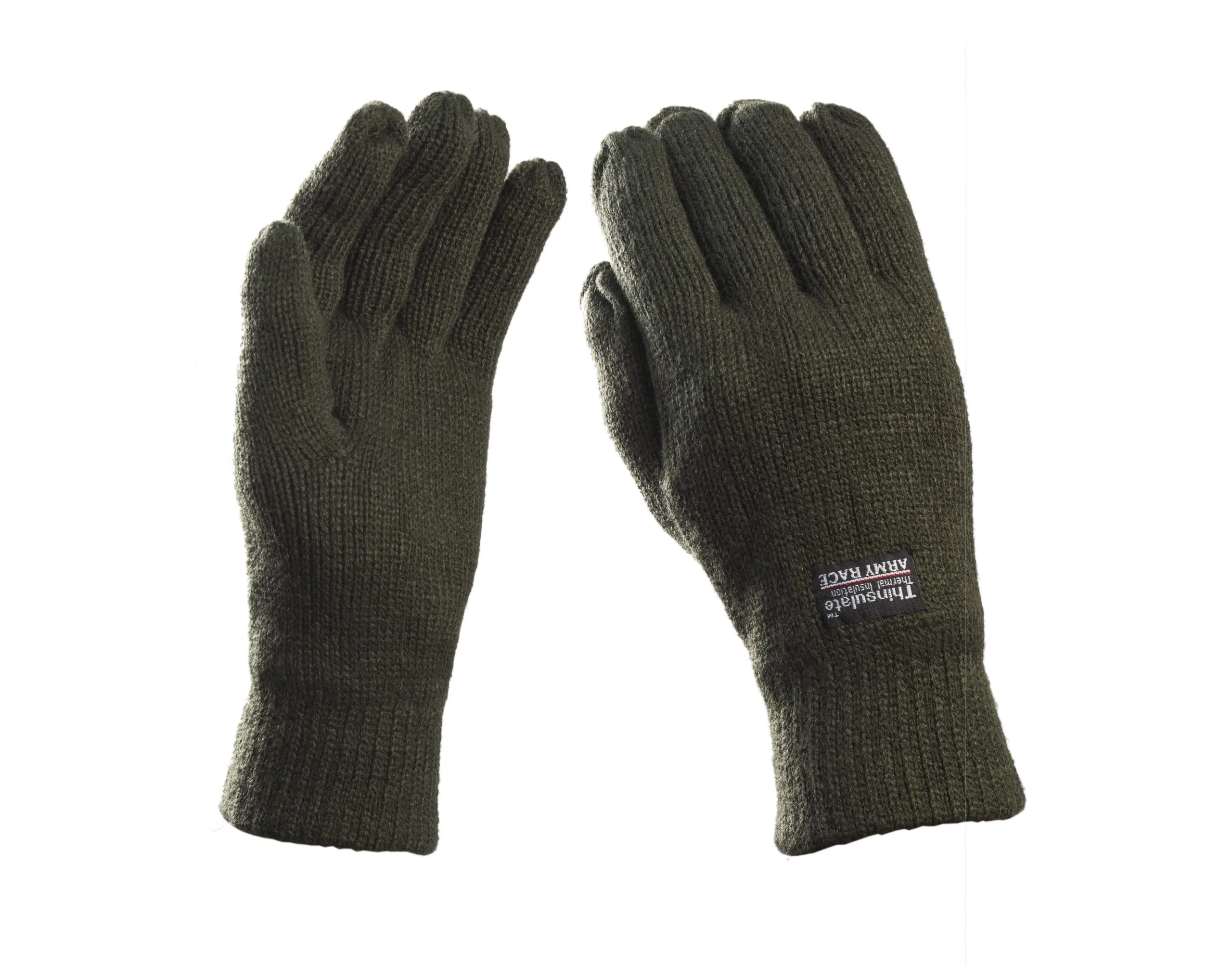 ΓΑΝΤΙΑ ΠΛΕΚΤΑ ΜΕ ΕΠΕΝΔΥΣΗ THINSULATE ΧΑΚΙ ARMYRACE