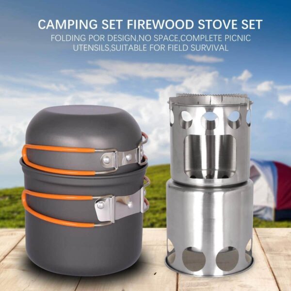 Camping-CookWare-Set-with-Wood-Stove-