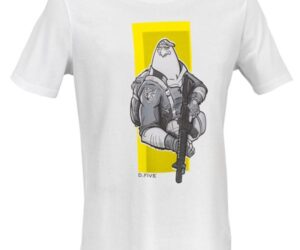 D.FIVE T-SHIRT WITH PARACHUTIST EAGLE