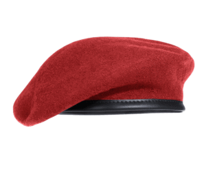 Γαλλικός Μπερές 100% Μαλλί Κόκκινος