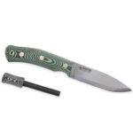 Casstrom No.10 Swedish Forest Knive Micarta Stainless Steel W Firesteel