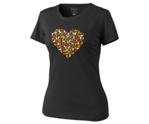 WOMEN'S T-Shirt (Chameleon Heart) - Black ΓΥΝΑΙΚΕΙΟ HELIKON-TEX
