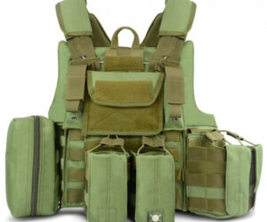 Φορέας Πλακών / Γιλέκο Μάχης CIRAS – Χακί WOODLAND