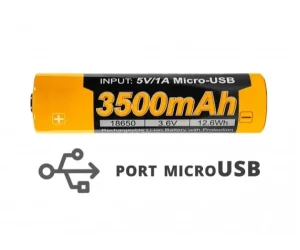 Μπαταρία Fenix ARB-L18-3500U Επαναφορτιζόμενη USB 3500mAh