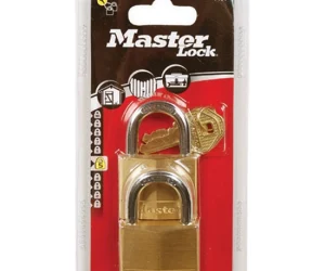 ΣΕΤ 2 λουκέτα μπρούτζινα 20mm με ίδιο κλειδί MASTERLOCK