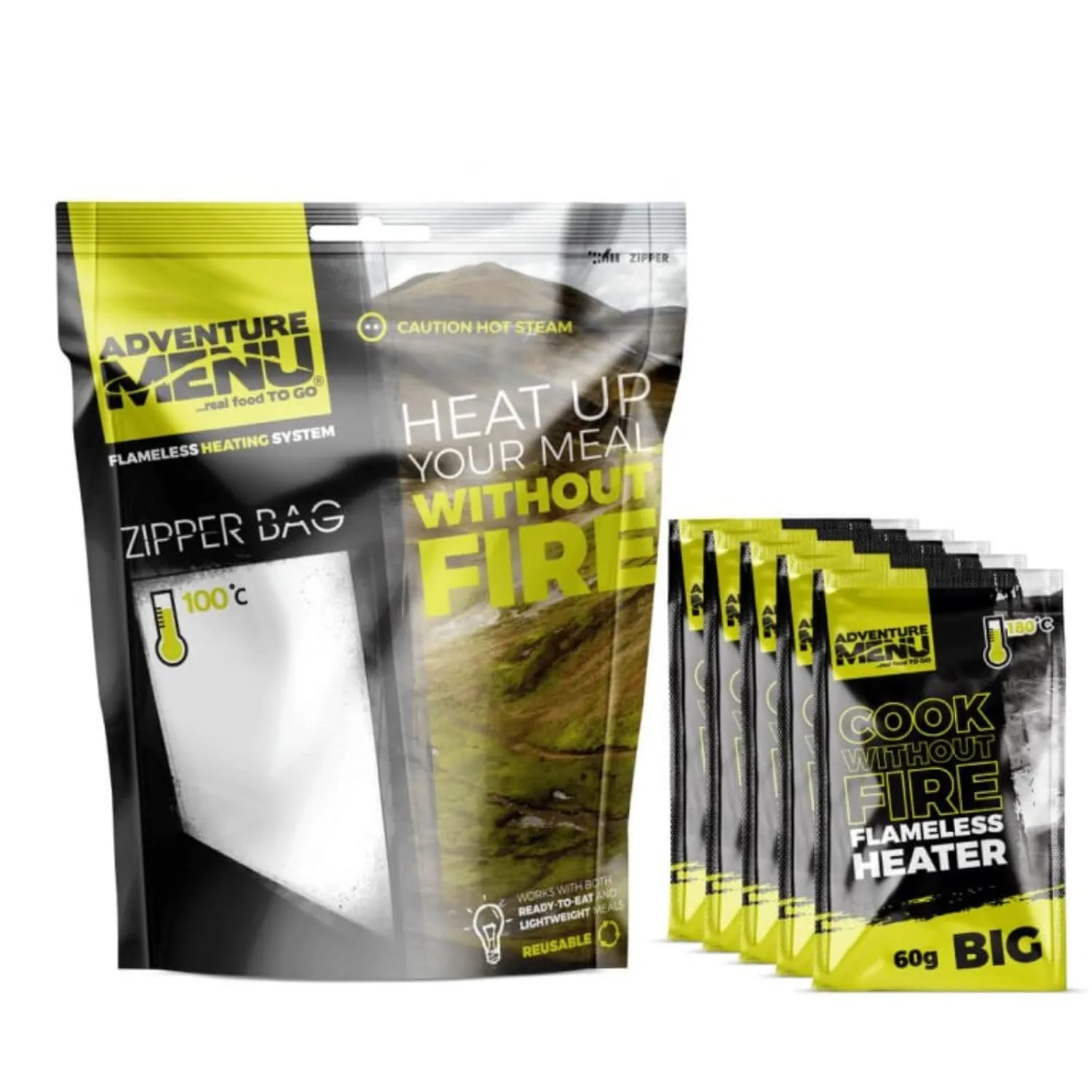 Pro Ration Flameless heater Set Big (5x60g+ Bag)