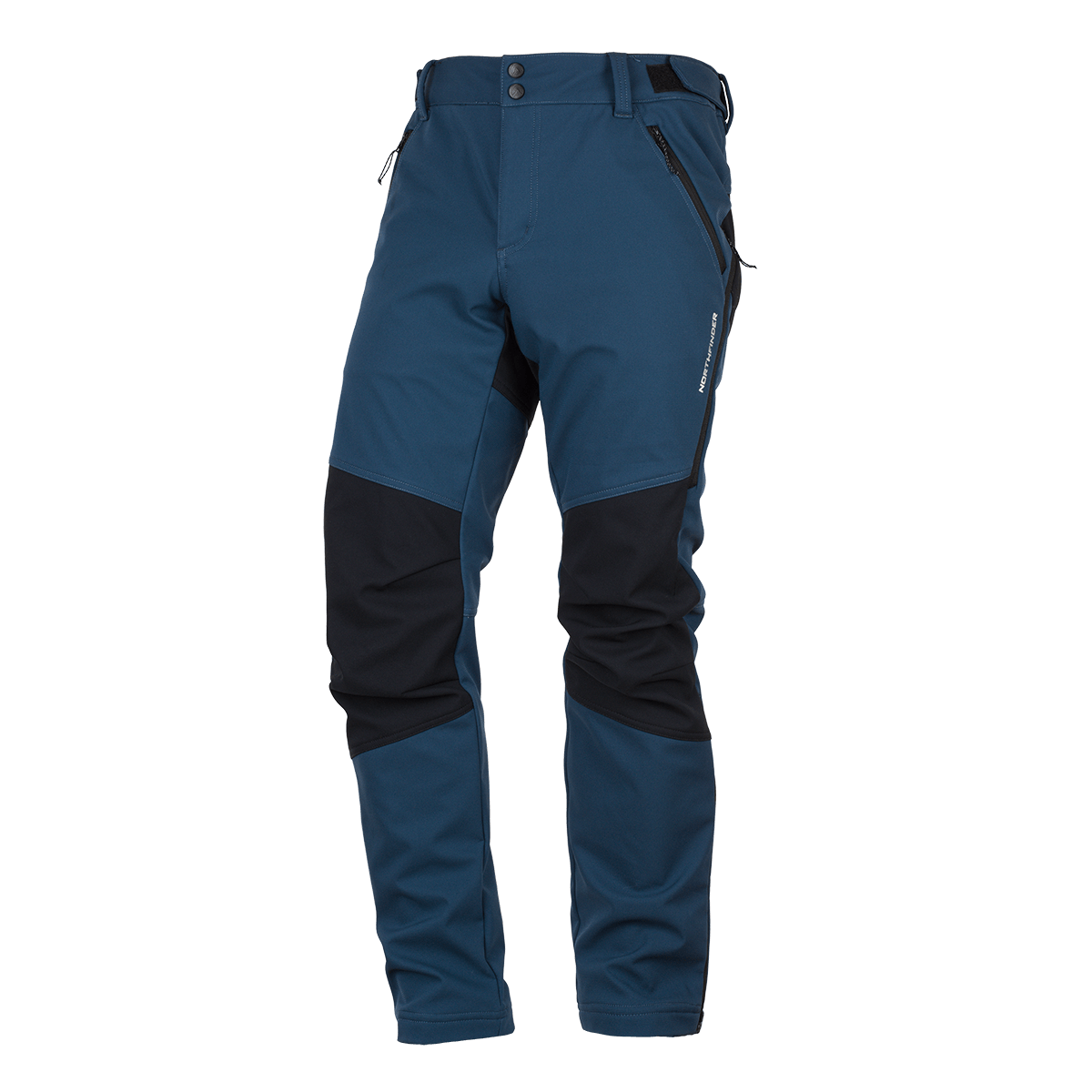Men's outdoor softshell pants 3L ANATOL Navy Black NORTHFINDER