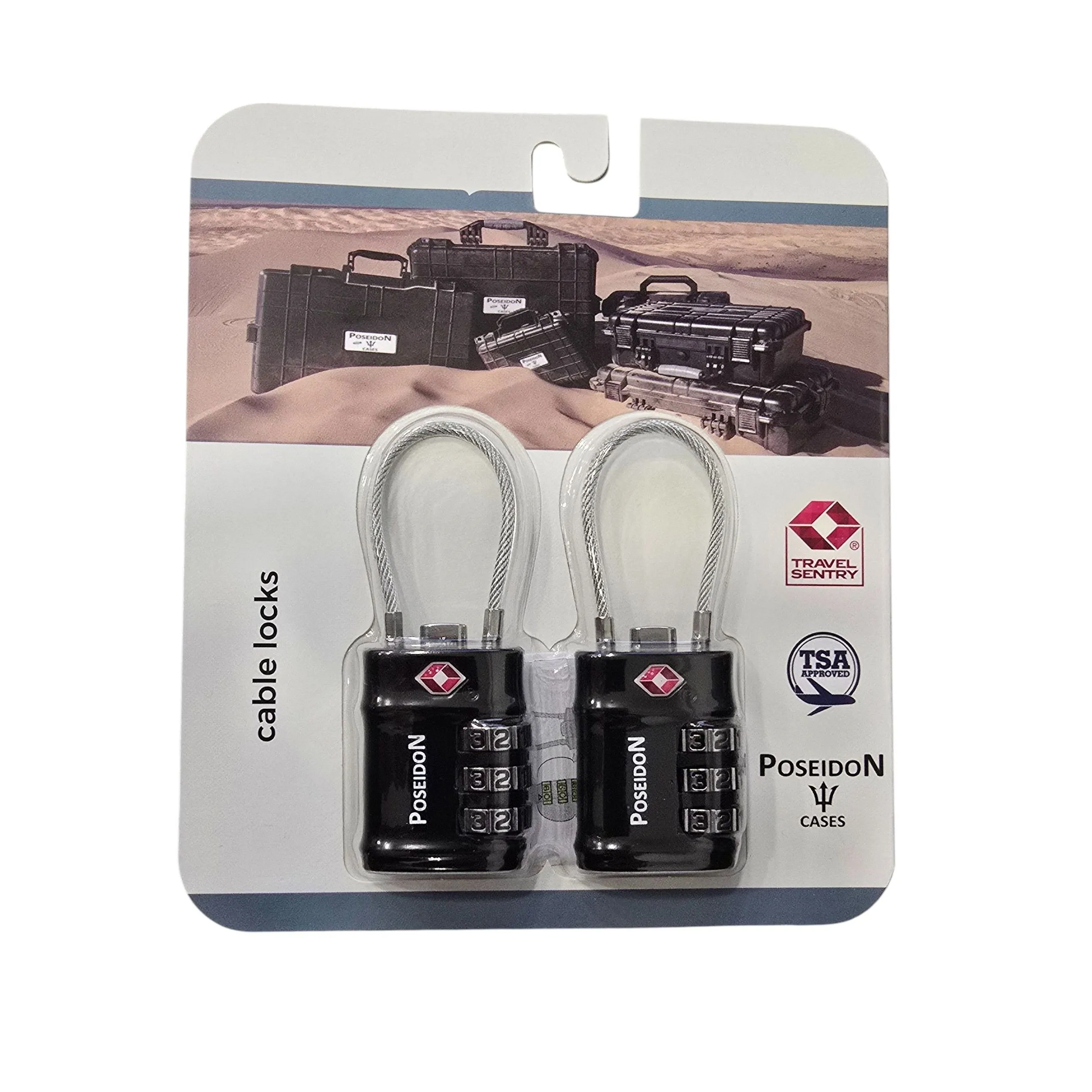 Κλειδαριές Poseidon TSA Cable Lock