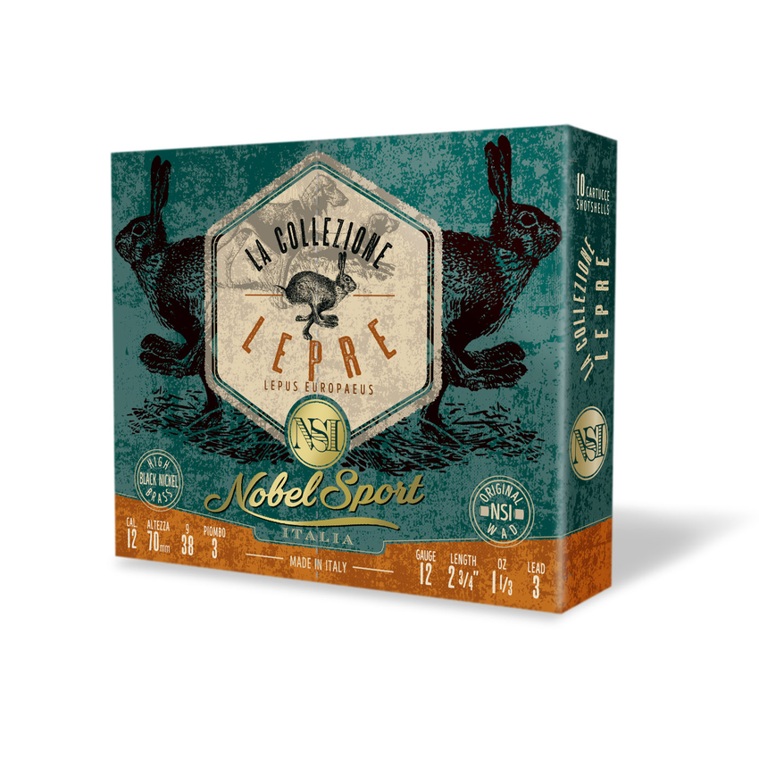 CAL.12 LEPRE (ΛΑΓΟΣ) 38g ΦΥΣΙΓΓΙΑ ΚΥΝΗΓΙΟΥ NOBEL SPORT ITALIA
