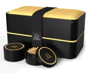 Δοχείο φαγητού Umami Bento Original 1200ml – Black & Bamboo
