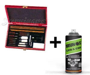 Σετ καθαρισμού όπλων Universal μαζί με Lub and Core Λάδι όπλου Brunox 400ml