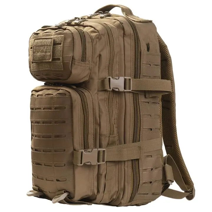 Survivors Σακίδιο Πλάτης Laser Cut 30-40lt Coyote Tactical Backpack