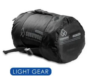 υπνόσακος ελαφρύς survivors light gear μαύρος compact