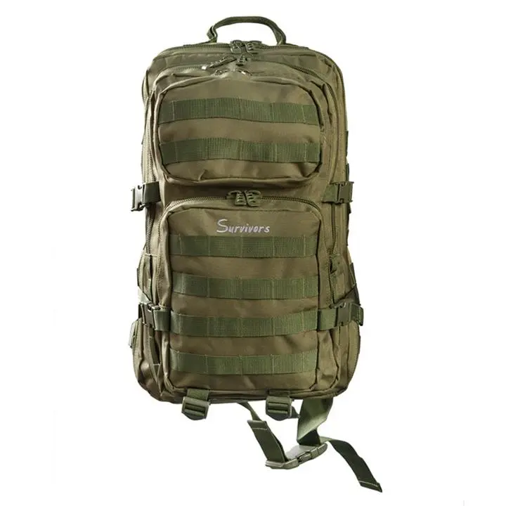 Survivors Σακίδιο Πλάτης 45-55lt Λαδί Tactical Backpack