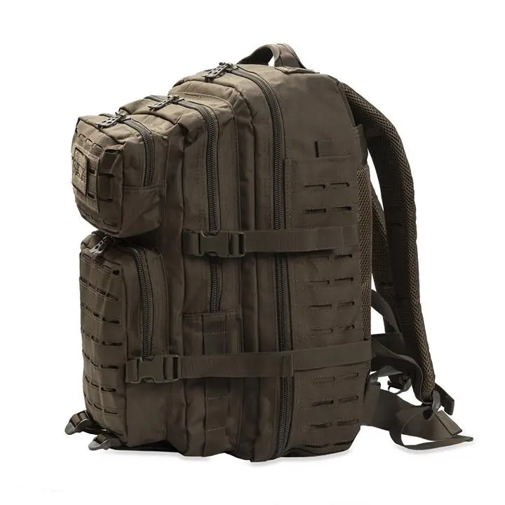 Survivors Σακίδιο Πλάτης Laser Cut 30-40lt Λαδί Tactical Backpack